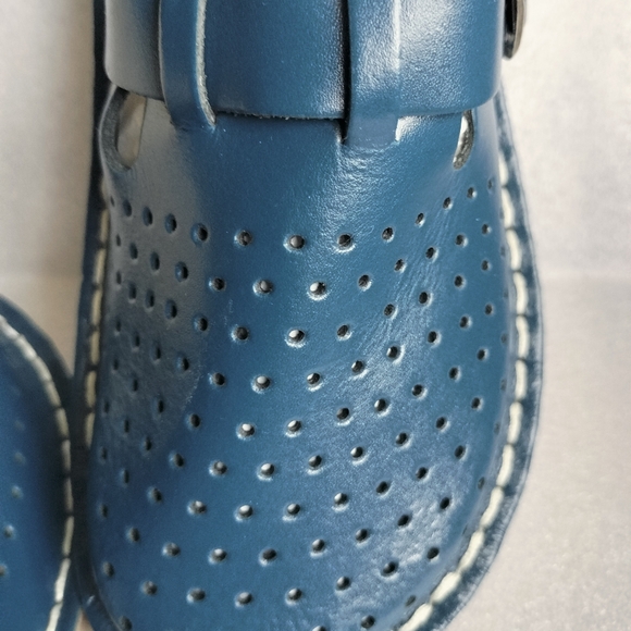 Ledi Anatomic comfort clogs slip on blue sandals size 5.5 - Picture 6 of 6